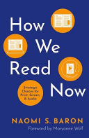 cover for How We Read Now by Naomi Baron