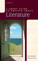 cover for A Short Guide to Writing about Literature by Sylvan Barnet, William E. Cain