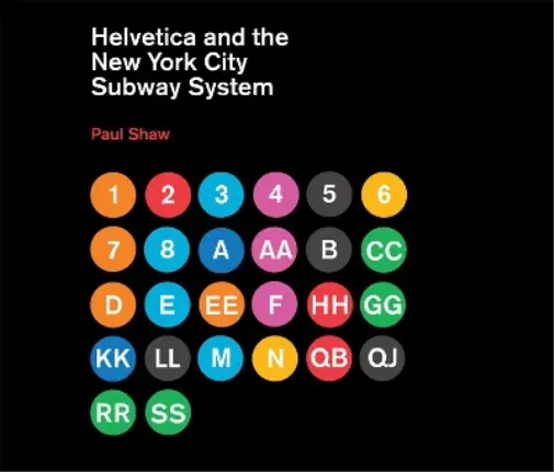 cover for Helvetica and the New York City Subway System by Paul Shaw