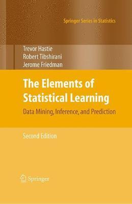 cover for The Elements of Statistical Learning by Trevor Hastie, Robert Tibshirani, Jerome Friedman