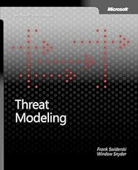 cover for Threat Modeling by Frank Swiderski, Window Snyder