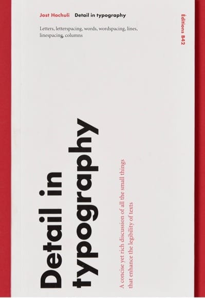 cover for Detail In Typography by Jost Hochuli