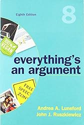 cover for Everything's an Argument by Andrea A. Lunsford, John J. Ruszkiewicz
