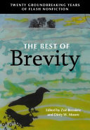 cover for The Best of Brevity by Zoë Bossiere, Dinty W. Moore
