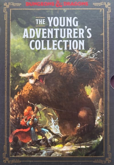 cover for The Young Adventurer's Collection [Dungeons & Dragons 4-Book Boxed Set] by Jim Zub, Stacy King, Andrew Wheeler, Official Dungeons & Dragons Licensed
